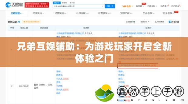 兄弟互娛輔助：為游戲玩家開啟全新體驗之門