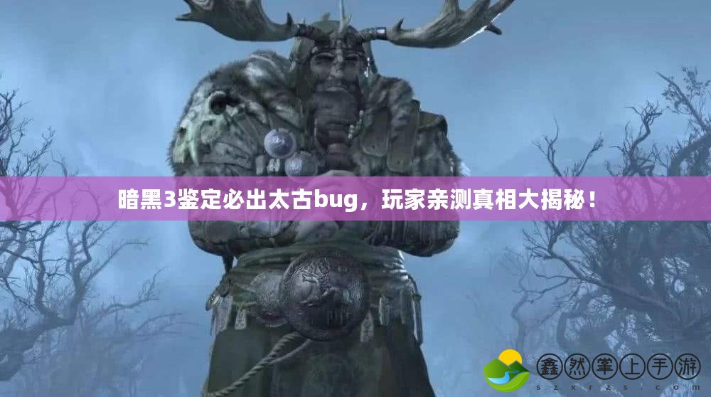 暗黑3鑒定必出太古bug，玩家親測(cè)真相大揭秘！