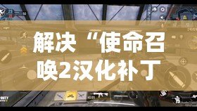 解決“使命召喚2漢化補(bǔ)丁下載不了”問題的終極指南