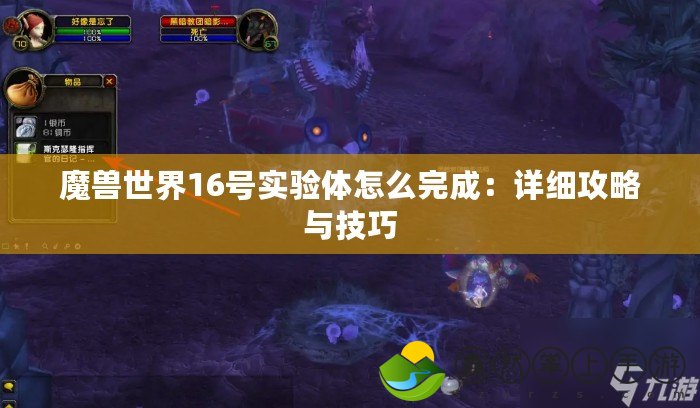 魔獸世界16號實(shí)驗(yàn)體怎么完成：詳細(xì)攻略與技巧