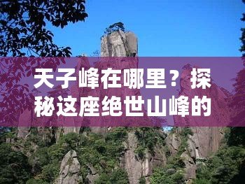 天子峰在哪里？探秘這座絕世山峰的魅力所在