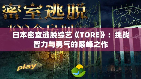 日本密室逃脫綜藝《TORE》：挑戰(zhàn)智力與勇氣的巔峰之作