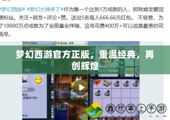 夢(mèng)幻西游官方正版，重溫經(jīng)典，再創(chuàng)輝煌