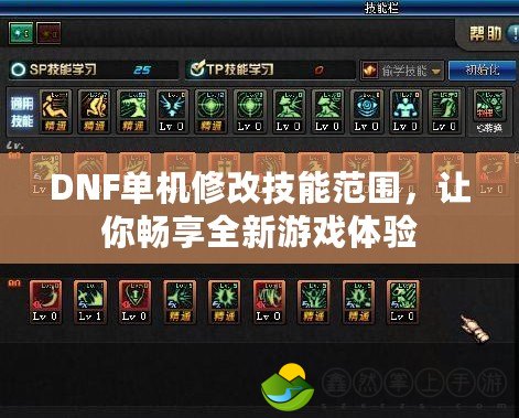 DNF單機修改技能范圍，讓你暢享全新游戲體驗