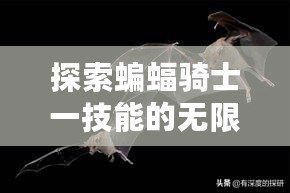 探索蝙蝠騎士一技能的無限可能：從新手到高手的進階指南