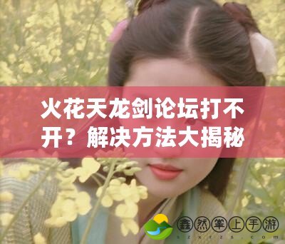 火花天龍劍論壇打不開(kāi)？解決方法大揭秘，快來(lái)看看！