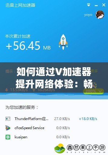 如何通過V加速器提升網(wǎng)絡體驗：暢享極速網(wǎng)絡世界