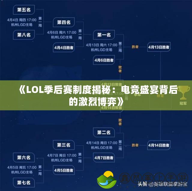 《LOL季后賽制度揭秘：電競盛宴背后的激烈博弈》